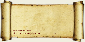 Una Cerovac vizit kartica